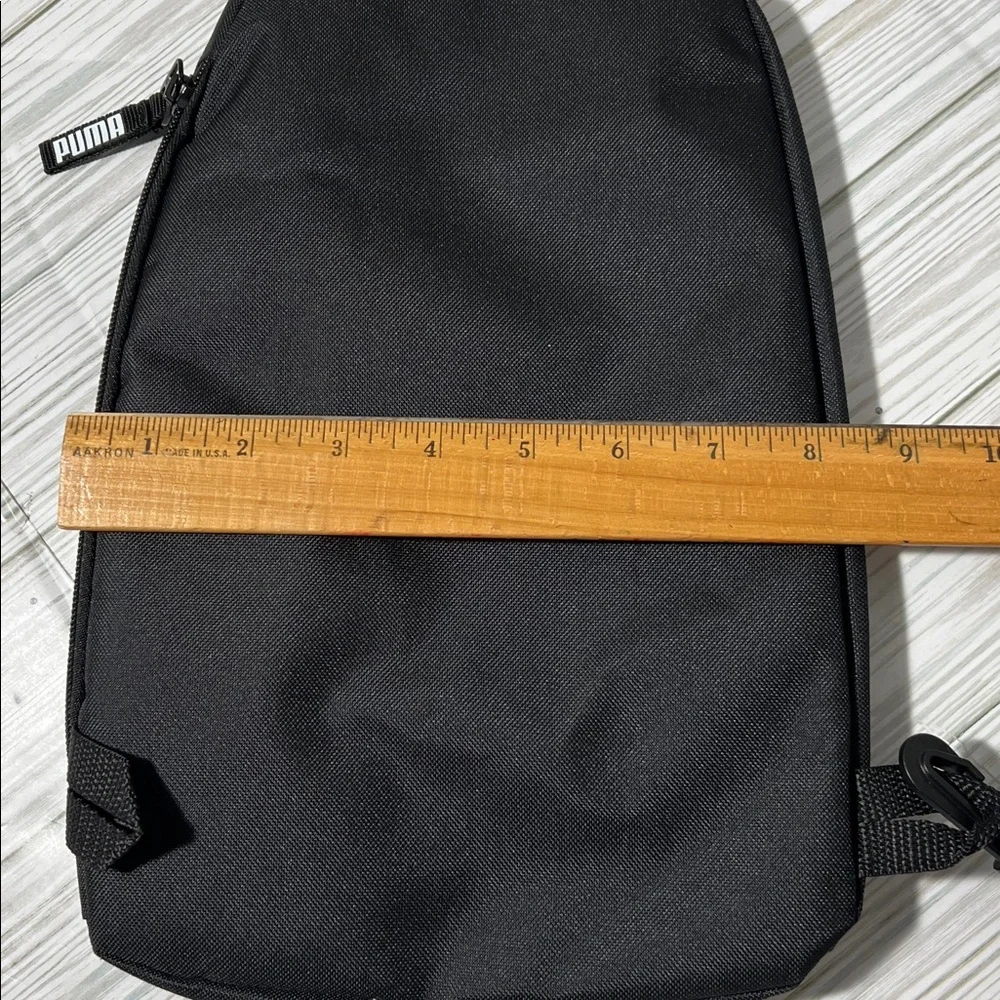 Puma Sidewall Strap Pack‎ Sling Bag Crossbody small messenger bag Black tan OS